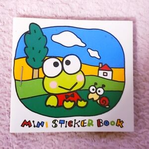 Vintage Sanrio Keroppi Mini Sticker Book